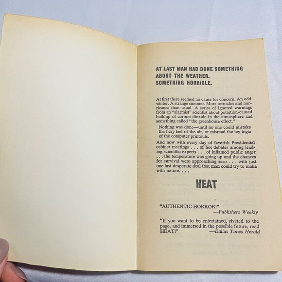 Heat By Arthur Herzog Vintage 1978 Paperback Novel - Picture 4 of 6